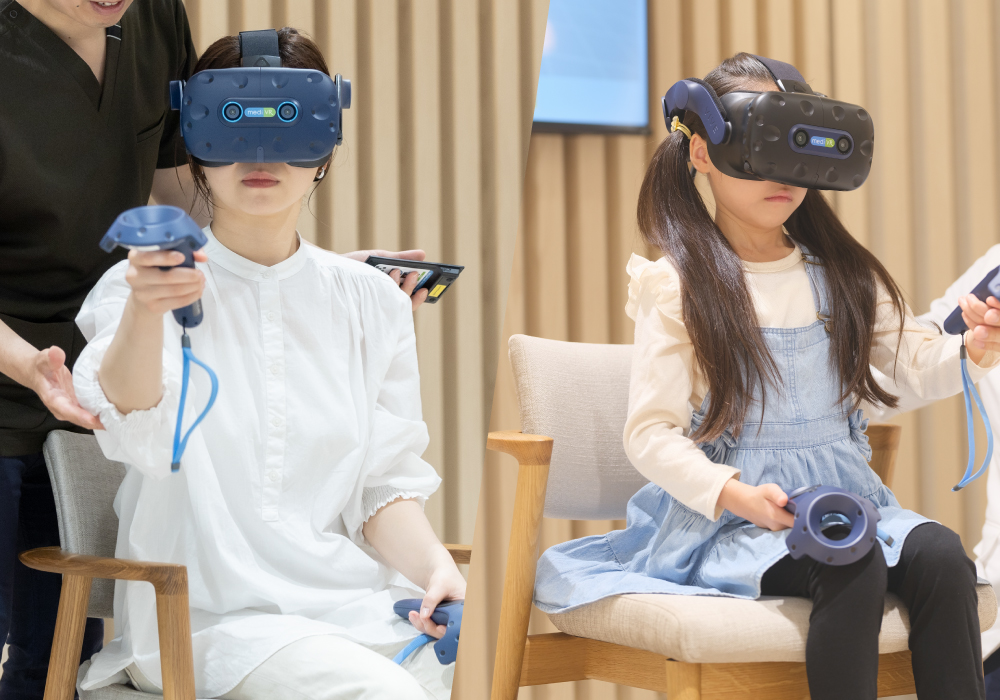 芦屋のリハビリ・パーソナルトレーニングサロンReHAB.のVRリハビリ写真