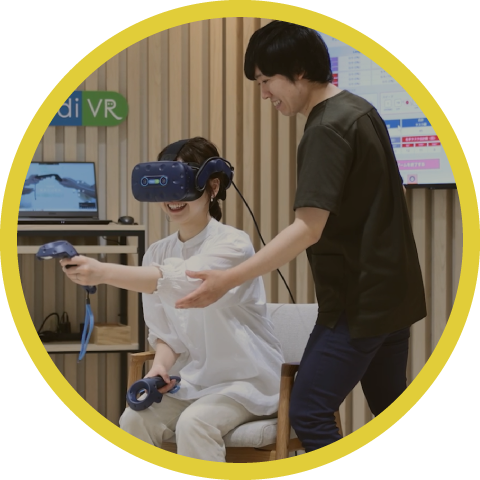 mediVRカグラでのリハビリ写真